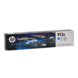 Tusz HP 913A do PageWide Pro 452DW/DWT, 477DW/DWT | 3 000 str. | cyan