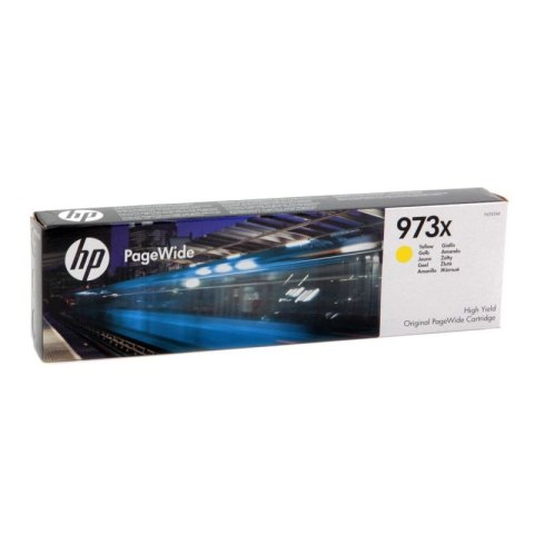 Tusz HP 973X do PageWide Pro 452DW/DWT, 477DW/DWT | 7 000 str. | yellow