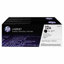 Zestaw dwóch tonerów HP 12A do LaserJet 1010/1012/1015 | 2 x 2 000 str. | black