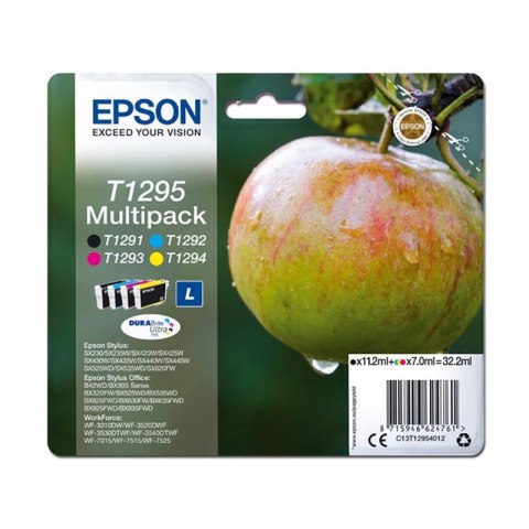 Zestaw tuszy Epson T1295 do Stylus SX-230/235W/420W/425W/430W | 32,2ml | CMYK