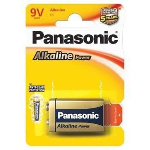 Baterie Panasonic alkaliczne ALKALINE 6LR61AP/1BP | 1szt. 9V