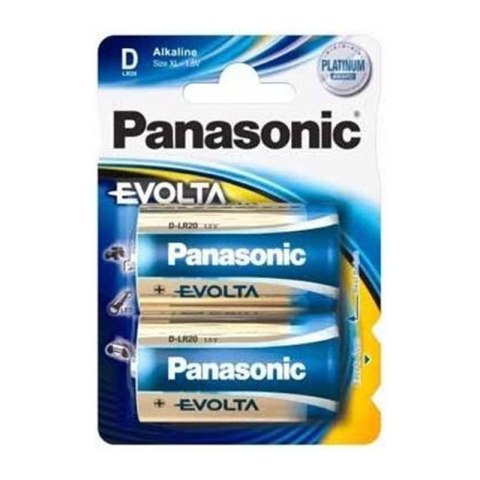 Baterie Panasonic alkaliczne EVOLTA LR20/2BP | 2szt.