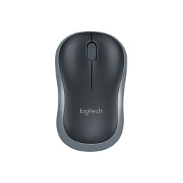 Logitech M185 mysz optyczna | bezprzewodowa | USB | black-grey