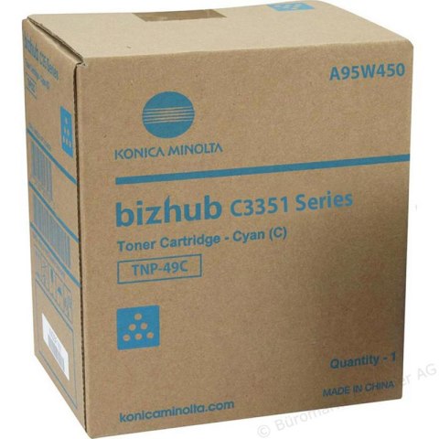 Toner Konica Minolta Bizhub C3351TNP-49 CYAN