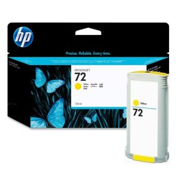 Tusz HP 72 Vivera do Designjet T610/1100/1200/1300 | 130ml | yellow