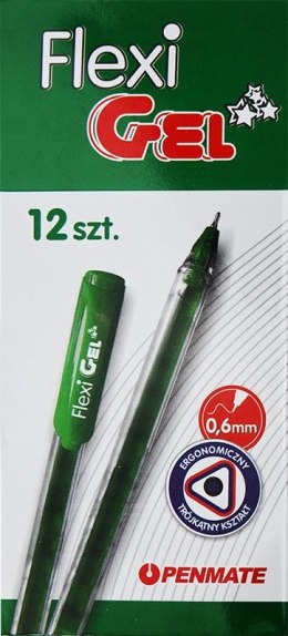 Długopis Penmate FLEXI GEL żelowy zielony zielony 0,6mm (TT8503)