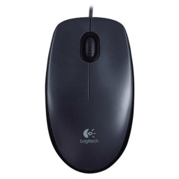 Logitech M100 mysz optyczna EMEA | przewodowa | USB | grey