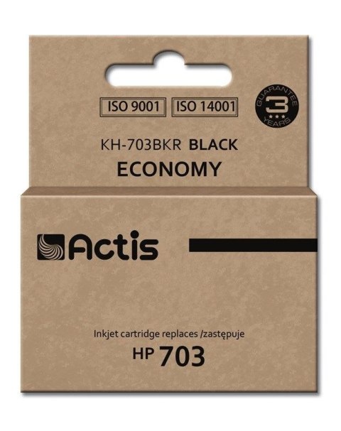 Tusz (cartridge) alternatywny Actis HP 703 CD887 czarny 15ml (EXPACSAHP0034)