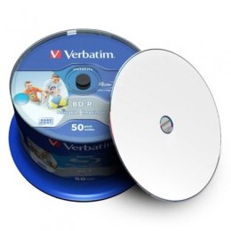 Verbatim BluRay BD-R SL | 25 GB | x6 | 50 szt.| DATALIFE | do nadruku