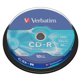 Verbatim CD-R | 700MB | x52 | cakebox 10szt | DataLife