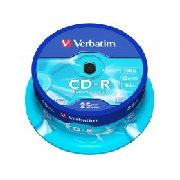 Verbatim CD-R | 700MB | x52 | cakebox 25szt | DataLife