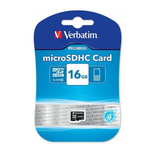 Verbatim Karta pamięci Micro SDHC U1 16GB UHS-I | Class 10