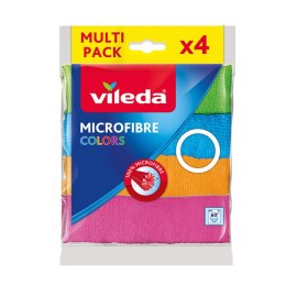 Vileda Ściereczka Mikrofibra COLORS 4 szt. 155717