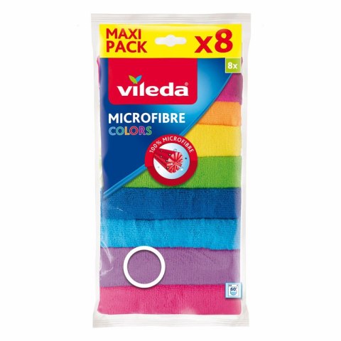 Vileda Ściereczka Mikrofibra COLORS 8 szt. 171216