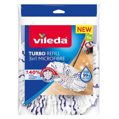 Vileda Wkład do mopa obrotowego TURBO 3w1 Microfibre 167749