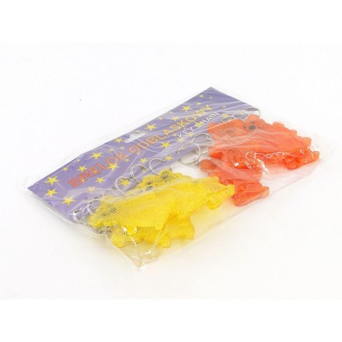 Brelok zawieszka odblaskowa miś wys.7cm, karta 12sz Adar (216631)