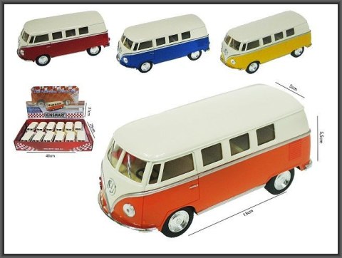 Samochód Hipo VW Classical Bus z białym dachem 13cm (HXKT176)