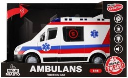 Ambulans Mega Creative 26cm światło i dźwięk (522124)