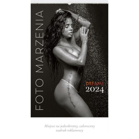 Kalendarz ścienny FOTO-MARZENIA 13-planszowe 2024 320mm x 470mm Lucrum (RW14)