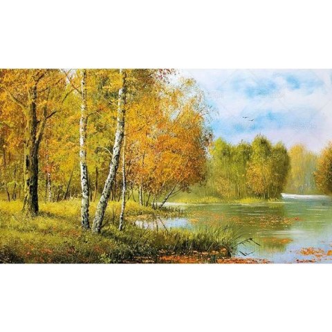 Kalendarz ścienny notatnikowy 2024 IMPRESJA POLSKIE 220mm x 490mm Lucrum (WN01)