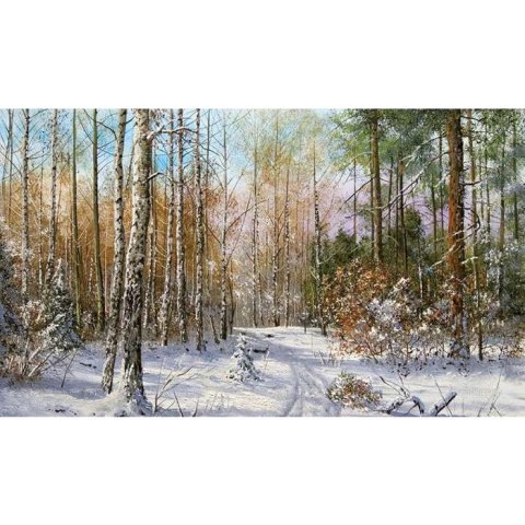 Kalendarz ścienny notatnikowy 2024 IMPRESJA POLSKIE 220mm x 490mm Lucrum (WN01)