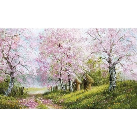 Kalendarz ścienny notatnikowy 2024 IMPRESJA POLSKIE 220mm x 490mm Lucrum (WN01)