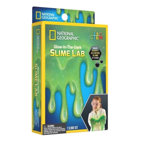 Zestaw kreatywny National Geographic Zestaw ze świecącą w ciemności masą slime Orbico Sp. Z O.o. (1015005023)