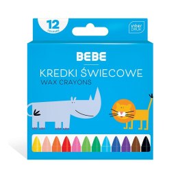 Kredki świecowe Bebe BB KIDS 12 kol 5902277326683 12 kol.