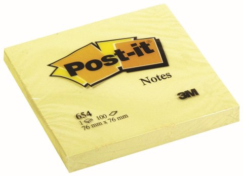 Notes samoprzylepny (karteczki) żółty 100k [mm:] 76x76 Post-It