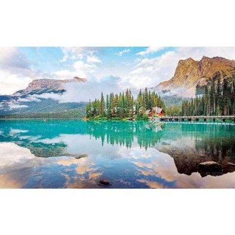 Kalendarz ścienny 5904844530834 Trójdzielny 2024 JEZIORO 320mm x 860mm Lucrum (KT09)