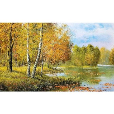 Kalendarz ścienny 5904844530858 Trójdzielny 2024 JESIEŃ 320mm x 860mm Lucrum (KT11)