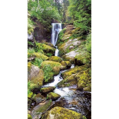 Kalendarz ścienny WODOSPADY ŚWIATA 13-planszowe 2024 320mm x 470mm Lucrum (RW10)