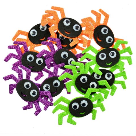 Naklejka (nalepka) piankowe brokatowe Halloween mix Arpex (HA7249)