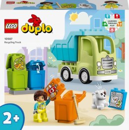 Klocki konstrukcyjne Lego Duplo ciężarówka recykling (10987)