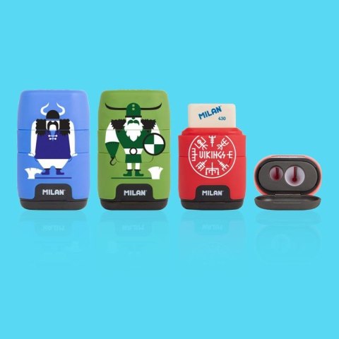 Temperówko-gumka Compact Vikings Milan (4703116VK)