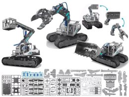 Koparka Lean Zestaw 3w1 DIY Koparka Podnośnik Maszyny Hydrauliczne 168 elementów (12419)