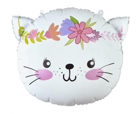 Balon foliowy Kotek, 44x35 cm (głowa) 35cal Godan (BF-HKOT)