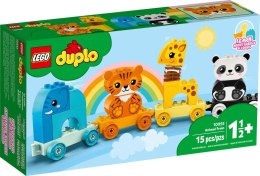 Klocki konstrukcyjne Lego Duplo pociąg ze zwierzątkami (10955)