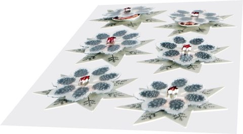 Naklejka (nalepka) Craft-Fun Series świąteczne gwiazdy Titanum (21XQ1130)