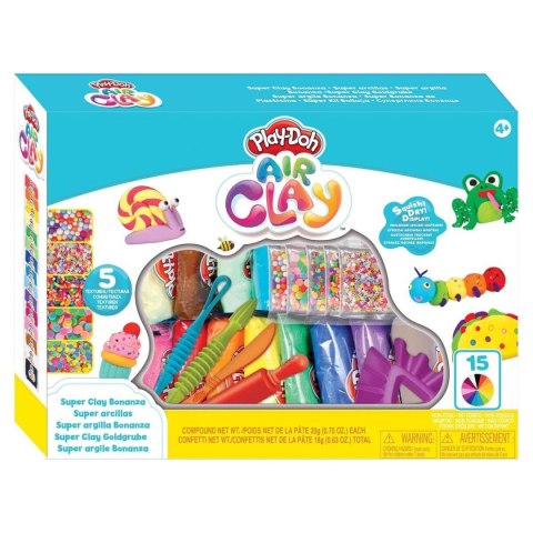 Masa plastyczna dla dzieci Playdoh Air Clay Bonanza zestaw kreatywny mix (09157)