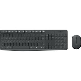 Zestaw Logitech klawiatura + mysz MK235 optyczna | USB | bezprzewodowy