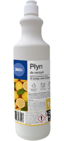 Płyn do naczyń 360 Pro premium cytrynowy 1000ml