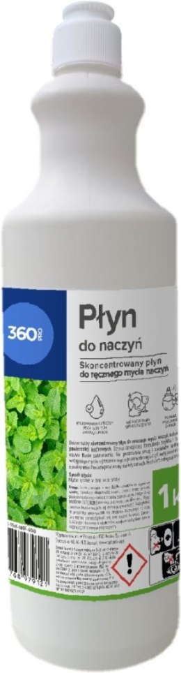 Płyn do naczyń 360 Pro premium mięta 1000ml