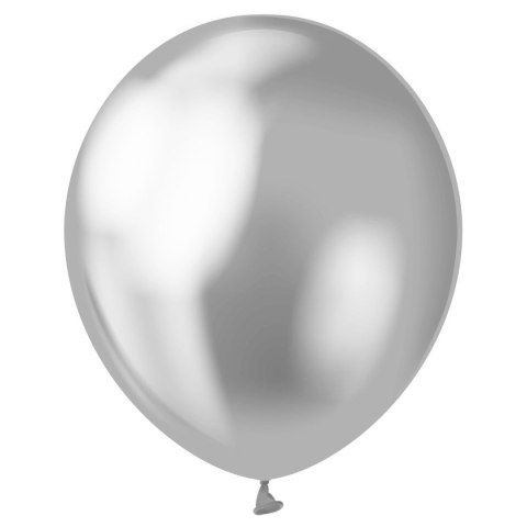 Balon gumowy Beauty&Charm platynowy 10szt. srebrny 300mm 12cal Godan (CB-7LSR)