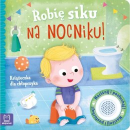 Książeczka edukacyjna Aksjomat Z Dźwiękami Robię siku na nocniku Książeczka dla chłopców