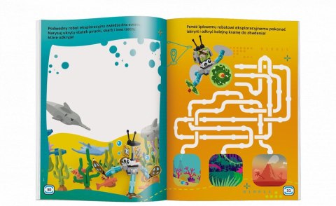 Książka dla dzieci Lego® Books Buduj i naklejaj: Roboty Ameet (BLW-6602)