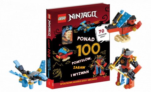 Książka dla dzieci Ameet Lego® Ninjago®. Ponad 100 pomysłów, zabaw i wyzwań (LQB 6701)