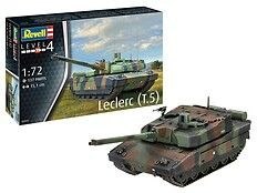 Model do sklejania Revell Legendarny czołg Leclerc T5 francuskiego producenta Nexter dla zaawansowanych modelarzy (03341)