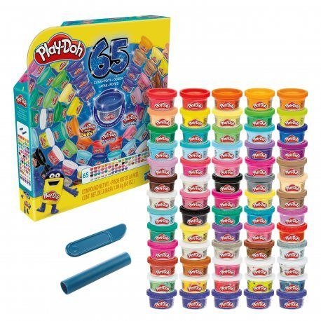 Ciastolina Playdoh 65 kol. 65 pack urodzinowy (F1528)