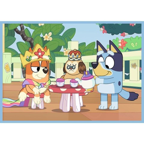 Puzzle Bluey Bluey i jego świat 4w1 el. Trefl (34637)